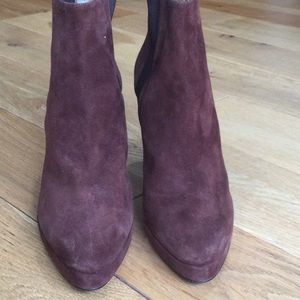 Yves Saint Laurent suede boot